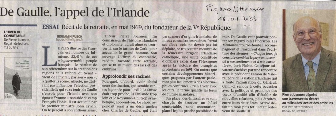 article Figaro littéraire janv 2023